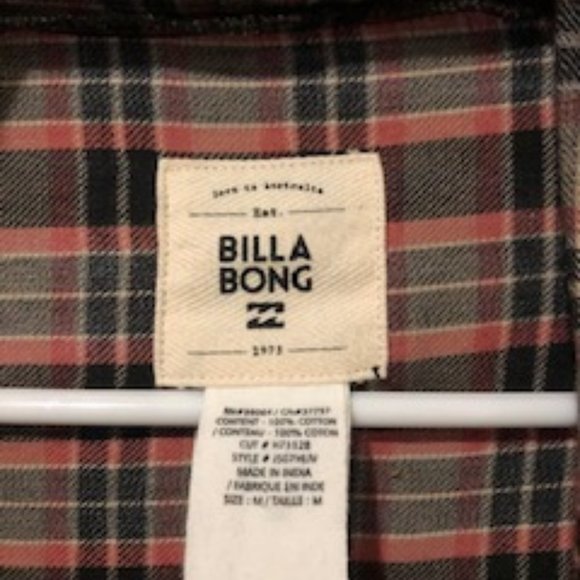 Billabong Plaid Boho Jacket - Picture 3 of 3